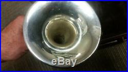 Crazy-rare Bach Stradivarius 4-valve 196 Bb/A piccolo trumpet in silver