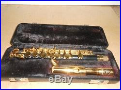 DC Pro Piccolo Yamaha copy gold color keys cleaned and serviced