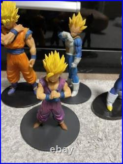 DRAGON BALL Figure Set of 5 Son Goku Son Gohan Vegeta Piccolo Set USED