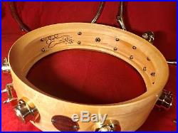 DW Craviotto Piccolo Snare Signed + Autographed by Jonathan Moffett RARE