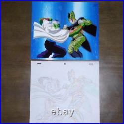 Dragon Ball Cel Picture Piccolo vs Cell Background Set Anime Used