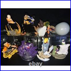 Dragon Ball Diorama Goku Piccolo etc. 8-types Figure Statue Set Lot Bulk Japan