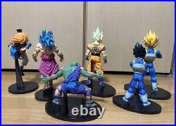 Dragon Ball Figure lot of 6 Goku Vegeta Broly Piccolo Pan Super Saiyan Anime