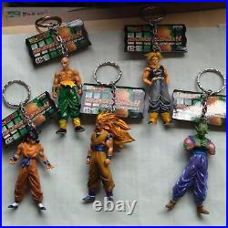 Dragon Ball Keychain figure lot of 5 Goku Piccolo Trunks Yamcha Tenshinhan