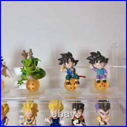 Dragon Ball Mini Figure lot of 15 Goku Piccolo Vegeta Satan Shenron H010
