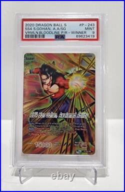 Dragon Ball Super Card Game PSA Lot Gohan and Piccolo Pre-Release Winners