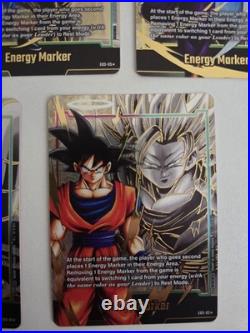 Dragon Ball Super Fusion World Full Set of 10 Gold / Normal Energy Marker E03
