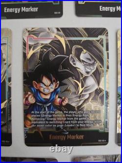 Dragon Ball Super Fusion World Full Set of 10 Gold / Normal Energy Marker E03