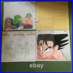 Dragon Ball cel picture Son Goku Piccolo set vintage anime goods akira toriyama