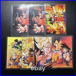 Dragon Ball tcg trading card lot of 7 Amada Goku Vegeta Piccolo krillin gohan