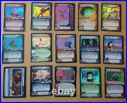 Dragon Ball z DBZ Ccg mixed saga's x33 foil cards
