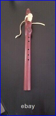 Eaglehead Native American Hand Carved Flute