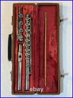 Early 1970s Artley Model 4-0 Open-Hole Flute Low B Key Nogales AZ 334836