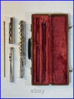 Early 1970s Artley Model 4-0 Open-Hole Flute Low B Key Nogales AZ 334836