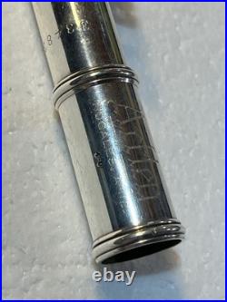 Early 1970s Artley Model 4-0 Open-Hole Flute Low B Key Nogales AZ 334836