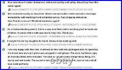 Eastar CONCERT FLUTE WITH CARRY CASE STAND FOR STUDENT SCHOOL BAND FLUTES