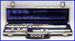 Elkhart Sterling Custom Flute with blue lined case Elkhart Sterling Custom Flute with blue lined case