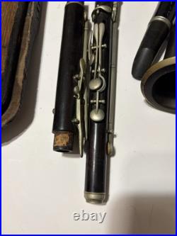 Estate Antique Lot H F Meyer Hanover Nach Austria Grenadilla Wood Flute Parts