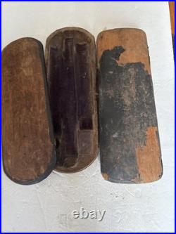 Estate Antique Lot H F Meyer Hanover Nach Austria Grenadilla Wood Flute Parts
