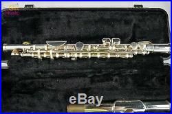 Excellent Gemeinhardt 4sp Silver Piccolo Ready To Play