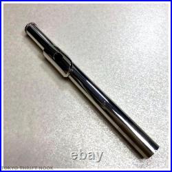 Excellent Sankyo Flute Sterling Silver Head Joint Covered Key Japan with Case