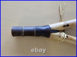FLUTE Bamboo Hand Carved Bamboo Flute End Blown Beautiful with Rich Sound FLUTE Bamboo Hand Carved Bamboo Flute End Blown Beautiful with Rich Sound