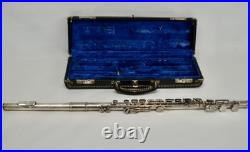 F. A Reynolds Contempora Flute vintage Silver. Open hole flute