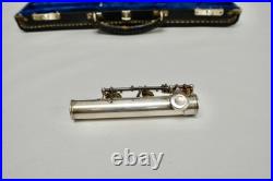 F. A Reynolds Contempora Flute vintage Silver. Open hole flute