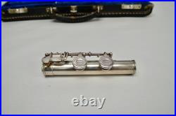 F. A Reynolds Contempora Flute vintage Silver. Open hole flute