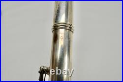 F. A Reynolds Contempora Flute vintage Silver. Open hole flute