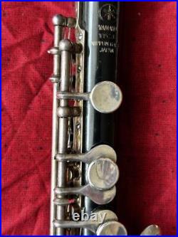 F/S Yamaha YPC-32 Piccolo Musical Instrument with Nickel Silver with case