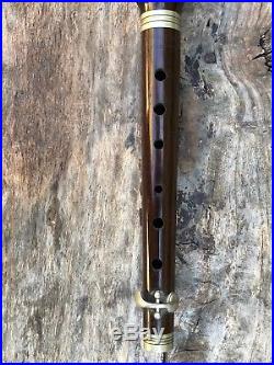 Fabulous antique rosewood Flageolet by Ward Liverpool piccolo flute recorder
