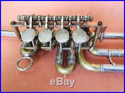 Finke 4-valve Rotary Piccolo Trumpet with case and mouthpiece Helmut Finke