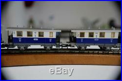 Fleichmann piccolo Swiss mountain rack railway car & carriages model no 7969