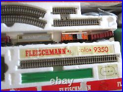 Fleischmann 9350 N Piccolo Br212 Diesel Loco Train Set Plus Extra Track Tested C