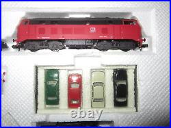 Fleischmann 9398 N Piccolo Br218 Diesel Loco A+b Start Train Set Complete Tested