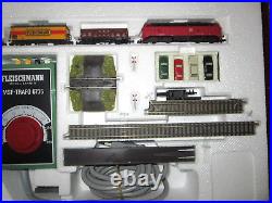 Fleischmann 9398 N Piccolo Br218 Diesel Loco A+b Start Train Set Complete Tested