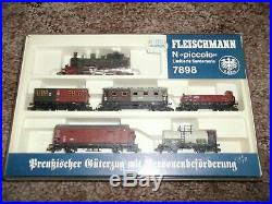 Fleischmann N Piccolo 7898 Limited Edition Special Prussian Goods Train Boxed