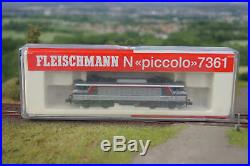 Fleischmann Piccolo N 7361 SNCF E-Lok BR BB 22387 Ep. IV silber/grau/rot