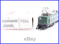Fleischmann Piccolo N Scale 7334 DB Green/Black Electric Locomotive #140 819-4