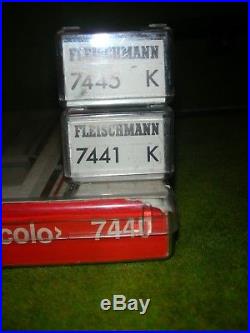 Fleischmann piccolo 7440+7441K+7445 K Rame ICE 4 elements parfait etat 1/160