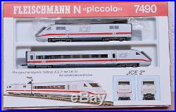 Fleischmann piccolo 7490 Hochgeschwindigkeits-Zug ICE 2 / DCC-Digital /Neuwertig