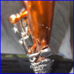 Flute C Key 16 Closed Hole with Split-E Orange Musical Instrument Some Scratches