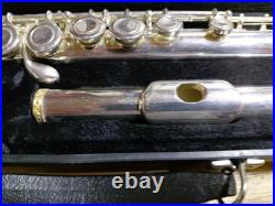 Flute LJ Hutchen N. Y. Flute with Hard Case