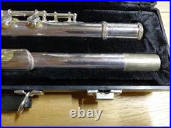 Flute LJ Hutchen N. Y. Flute with Hard Case