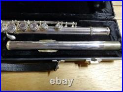Flute LJ Hutchen N. Y. Flute with Hard Case