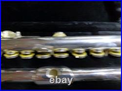 Flute LJ Hutchen N. Y. Flute with Hard Case