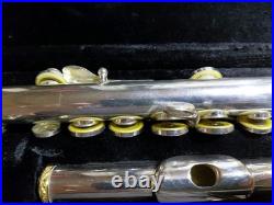 Flute LJ Hutchen N. Y. Flute with Hard Case