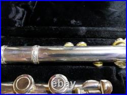 Flute LJ Hutchen N. Y. Flute with Hard Case