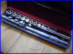 Flute L. LEBRET Old boehm system silvered FLUTE